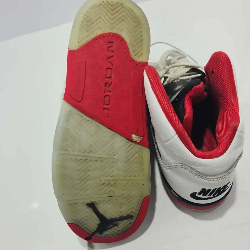 Nike Air Jordan 5 Retro Fire Red Youth Shoes